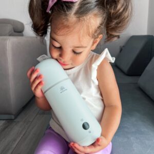 MIZU YUME PLUG PLUS + RECHARGEABLE - THERMOS VERDE ACQUA - GRIGIO