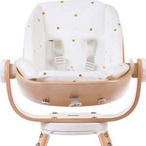 BUZZITALIA CUSCINO PER SEGGIOLONE EVOSIT  CON RIDUTTORE - POIS DORATI