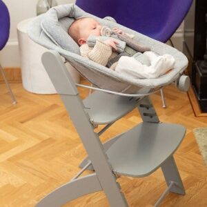 BUZZITALIA CHILDHOME SEDUTA NEWBORN NERA + CUSCINO GRIGIO - PER SEGGIOLONE EVOSIT E LAMBDA