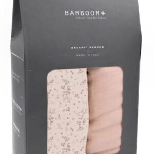 BAMBOOM SWADDLE MUSLIN XL 120X120 2PACK FIORI/ROSA