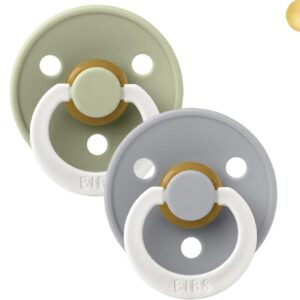 BUZZITALIA BIBS CIUCCIO COLOUR - TETT.CILIEGIA SIZE 2 VERDE SALVIA/CLOUD