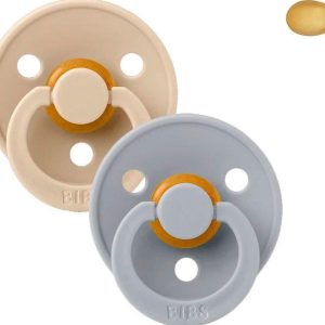 BUZZITALIA BIBS SET DI 2 CIUCCI COLOUR SIZE 1 VANIGLIA E CLOUD