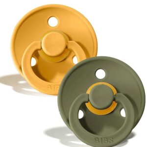 BUZZITALIA BIBS CIUCCIO COLOUR - TETT.CILIEGIA SIZE 1 HONEY BEE/OLIVA