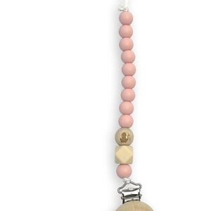 BUZZITALIA CLIP PORTACIUCCIO CON INCISIONE - SCIMMIA - ROSA