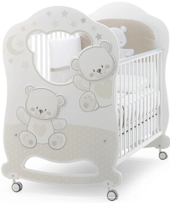 ITALBABY LETTINO OBLO JOLIE BIANCO-CHOCO