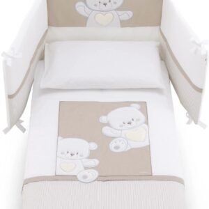 ITALBABY CORREDINO SET 5PZ (FEDERA,PARACOLPI,LENZUOLO,PIUMINO,COPRIPIUM.)