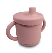 MIZU TAIKI TAZZA IN SILICONE CON DUE COPERCHI ROSA