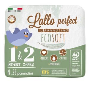 LALLO PANNOLINI ECOSOFT STAR (1-2) 2-6 KG - 26
