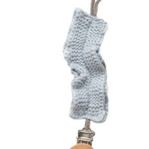 BAMBOOM PORTACIUCCIO LAVORATO A MAGLIA, AZZURRO