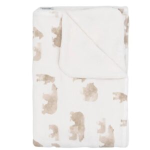 BAMBOOM COPERTA LETTINO 140 X 100 JERSEY PRINT + SPUGNA PELUCHE - ORSO