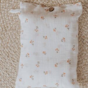 BAMBOOM LENZUOLO PER LETTINO 110X140CM, CON FEDERA - PRINT - ROSEHIP