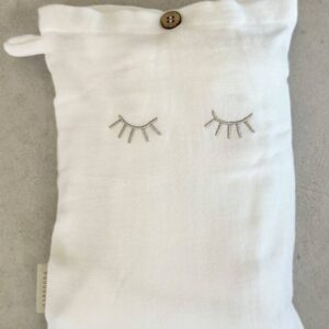 BAMBOOM LENZUOLA PER CULLA/CARROZZINA 75X100CM, CON FEDERA - WHITE SLEEPY