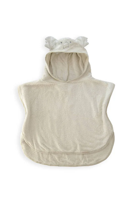 BAMBOOM PONCHO DA BAGNO KOALA - OYSTER GREY 0-2 Y