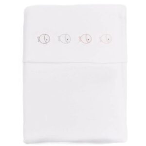 BAMBOOM LENZUOLA PER CULLA/CARROZZINA 75X100 - FISHES NUDE