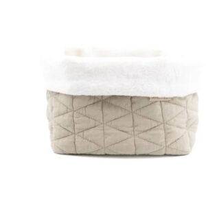 BAMBOOM CESTINO PORTAOGGETTI PER IL BAGNO WRINKLED - OYSTER GRAY