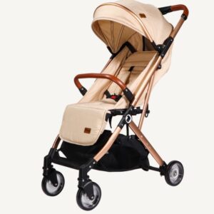 BUZZ ITALIA DING BABY: PASSEGGINO VIVO - BEIGE/ROS