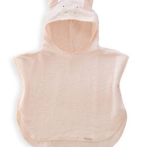 BAMBOOM PONCHO HIPPO PEACH 0-2Y