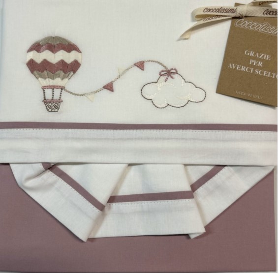 CREAZIONI FANTASY COMPL 3 PZ COTONE BALLON CARROZ