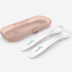 NUVITA SET POSATE CON ASTUCCIO ROSA